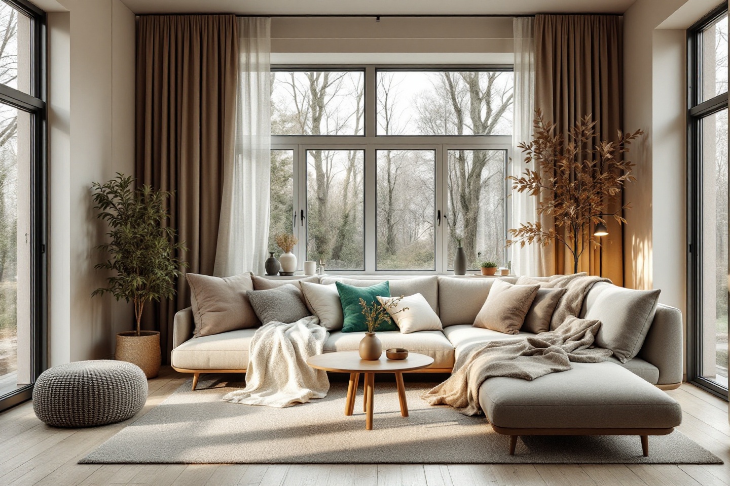 Comfortabel modern interieur