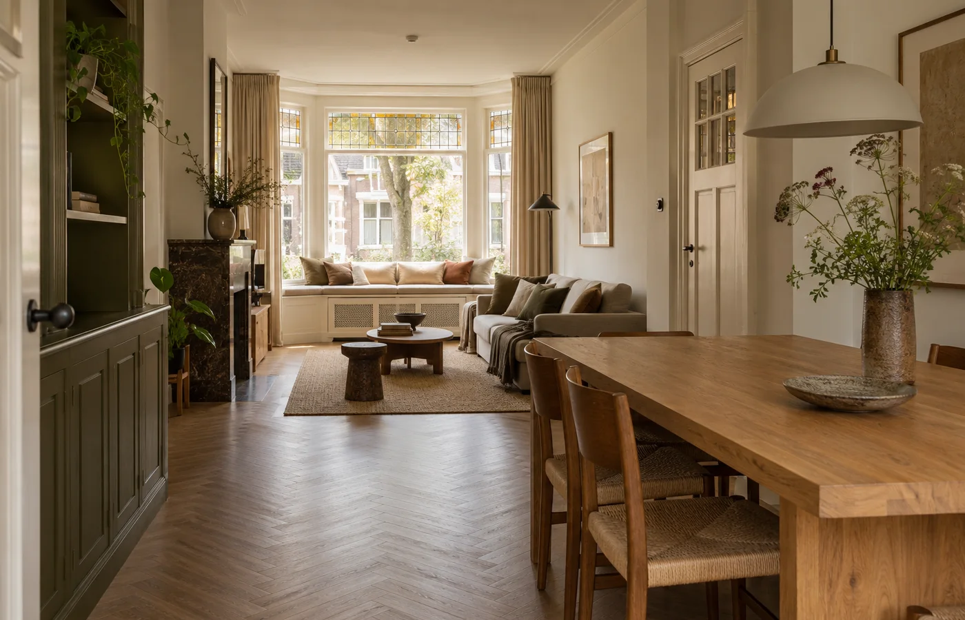 Een lange kamer indelen