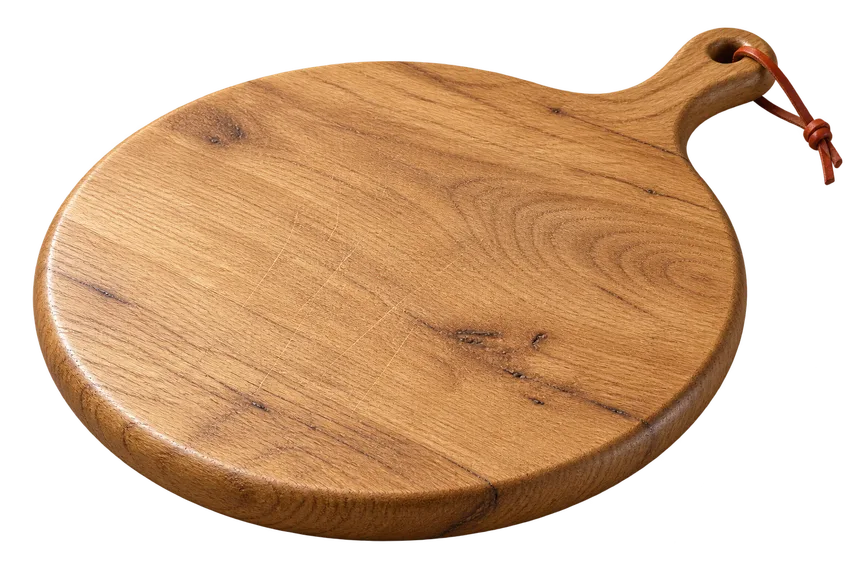 Ronde eiken kaasplank