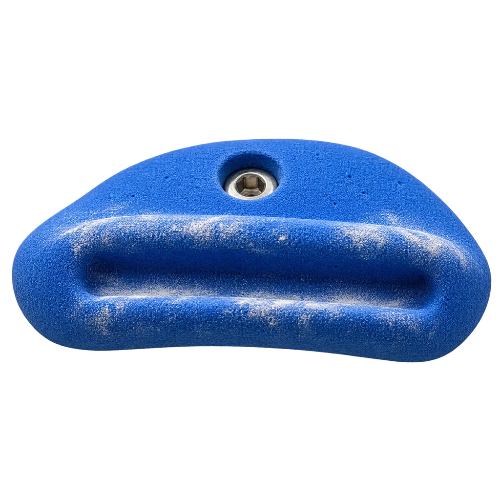 blauwe klimgreep