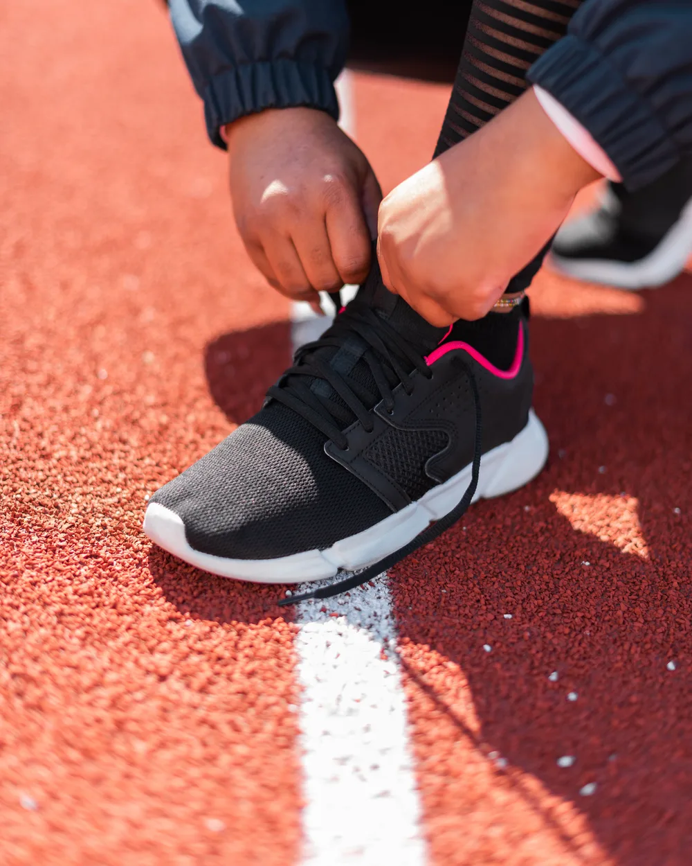 Hardloper strikt hardloopschoenen