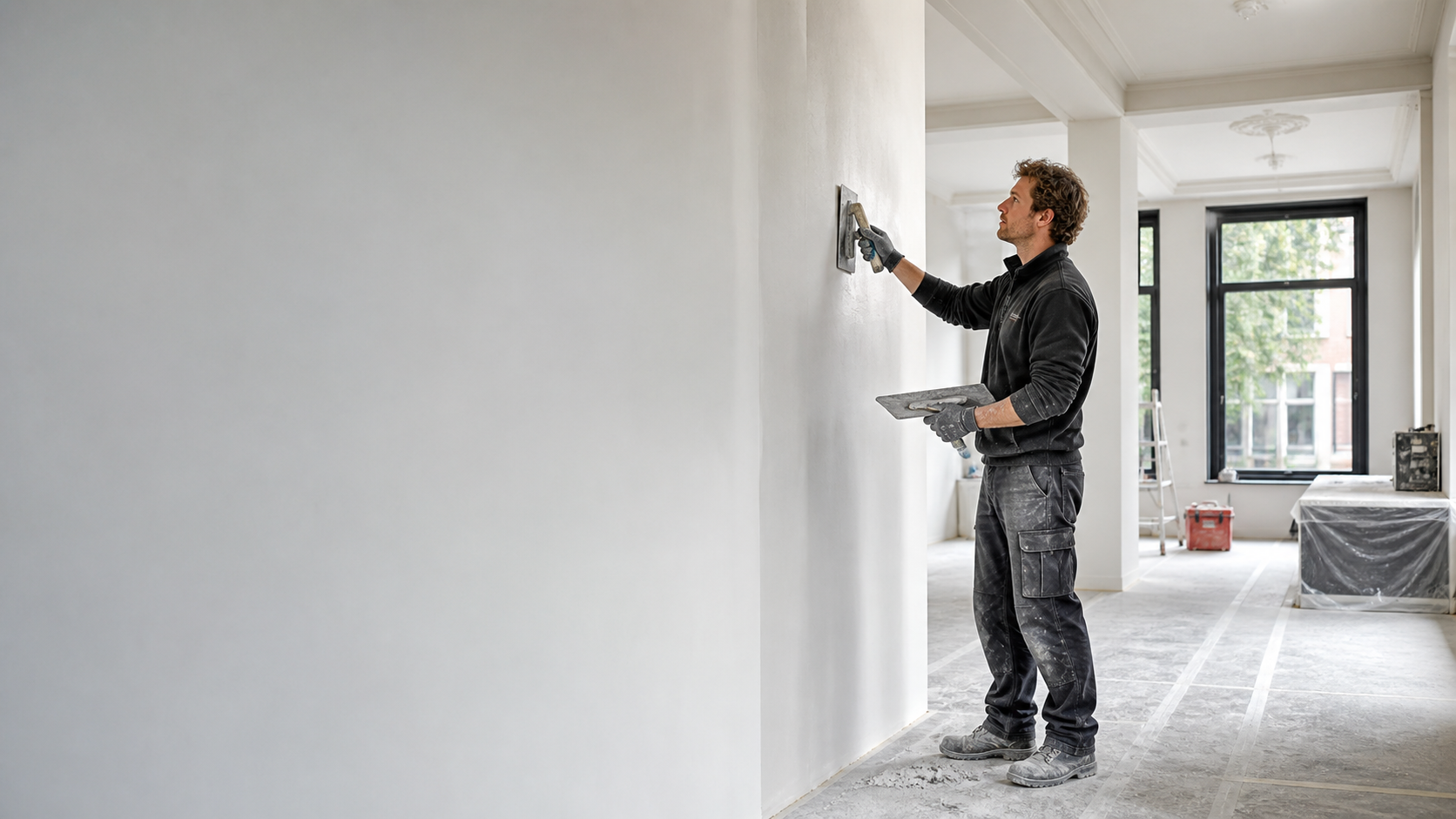 Professionele stukadoorsbedrijf in beeld